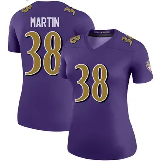 Baltimore Ravens Women's Keyon Martin Legend Color Rush Jersey - Purple