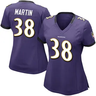 Baltimore Ravens Women's Keyon Martin Limited Team Color Vapor Untouchable Jersey - Purple