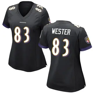 Baltimore Ravens Women's LaJohntay Wester Game Jersey - Black