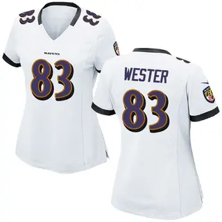 Baltimore Ravens Women's LaJohntay Wester Game Jersey - White