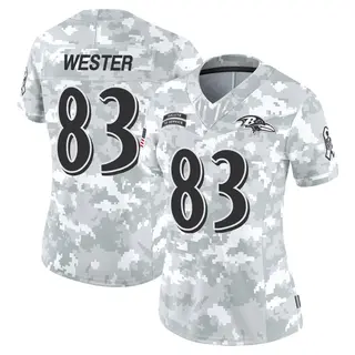 Baltimore Ravens Women's LaJohntay Wester Limited 2024 Salute to Service Jersey - Arctic Camo