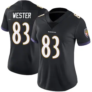 Baltimore Ravens Women's LaJohntay Wester Limited Alternate Vapor Untouchable Jersey - Black