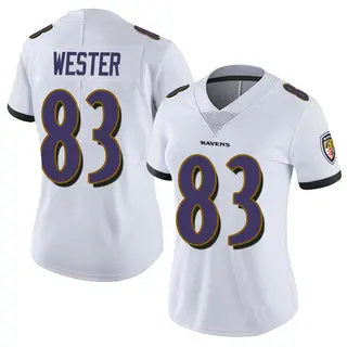 Baltimore Ravens Women's LaJohntay Wester Limited Vapor Untouchable Jersey - White