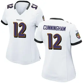 Baltimore Ravens Women's Malik Cunningham Game Jersey - White