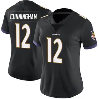 Baltimore Ravens Women's Malik Cunningham Limited Alternate Vapor Untouchable Jersey - Black