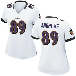 Baltimore Ravens Women's Mark Andrews Game Jersey - White