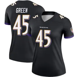 Baltimore Ravens Women's Mike Green Legend Jersey - Black