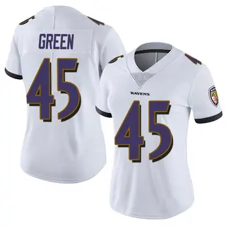 Baltimore Ravens Women's Mike Green Limited Vapor Untouchable Jersey - White