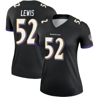 Baltimore Ravens Women's Ray Lewis Legend Jersey - Black