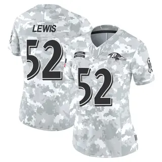 Baltimore Ravens Women's Ray Lewis Limited 2024 Salute to Service Jersey - Arctic Camo
