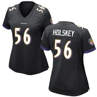 Baltimore Ravens Women's Reid Holskey Game Jersey - Black