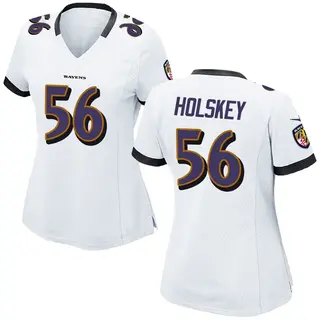 Baltimore Ravens Women's Reid Holskey Game Jersey - White