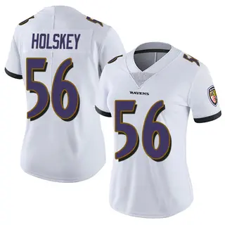 Baltimore Ravens Women's Reid Holskey Limited Vapor Untouchable Jersey - White