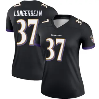 Baltimore Ravens Women's Robert Longerbeam Legend Jersey - Black