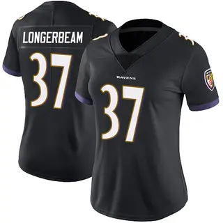Baltimore Ravens Women's Robert Longerbeam Limited Alternate Vapor Untouchable Jersey - Black