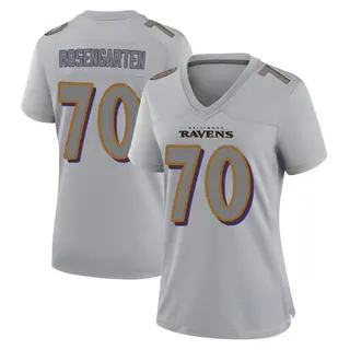 Baltimore Ravens Women's Roger Rosengarten Game Atmosphere Fashion Jersey - Gray