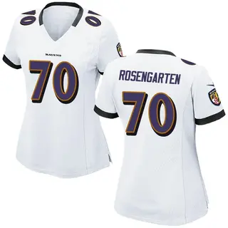 Baltimore Ravens Women's Roger Rosengarten Game Jersey - White