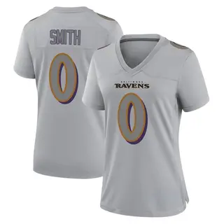 Baltimore Ravens Women's Roquan Smith Game Atmosphere Fashion Jersey - Gray