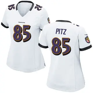 Baltimore Ravens Women's Sam Pitz Game Jersey - White