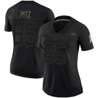 Baltimore Ravens Women's Sam Pitz Limited 2020 Salute To Service Jersey - Black