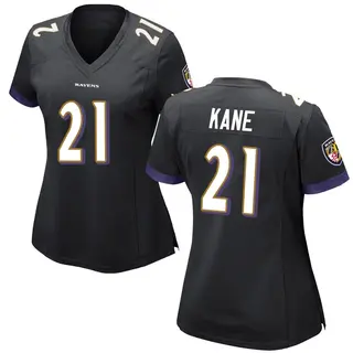 Baltimore Ravens Women's Sanoussi Kane Game Jersey - Black