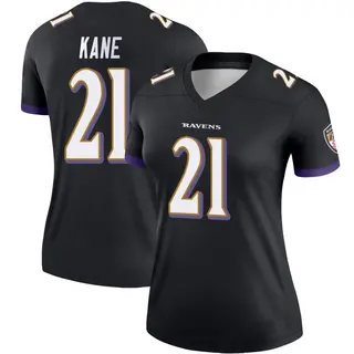 Baltimore Ravens Women's Sanoussi Kane Legend Jersey - Black