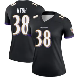 Baltimore Ravens Women's Sone Ntoh Legend Jersey - Black