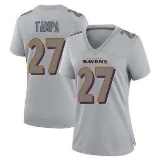 Baltimore Ravens Women's T.J. Tampa Game Atmosphere Fashion Jersey - Gray