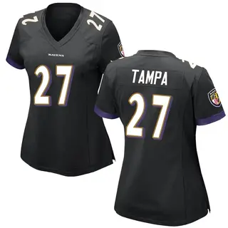 Baltimore Ravens Women's T.J. Tampa Game Jersey - Black