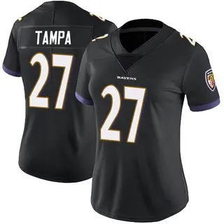 Baltimore Ravens Women's T.J. Tampa Limited Alternate Vapor Untouchable Jersey - Black