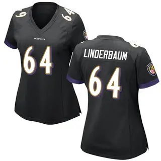 Baltimore Ravens Women's Tyler Linderbaum Game Jersey - Black