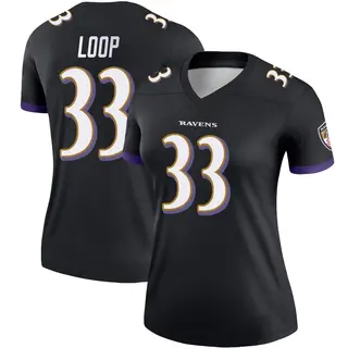 Baltimore Ravens Women's Tyler Loop Legend Jersey - Black
