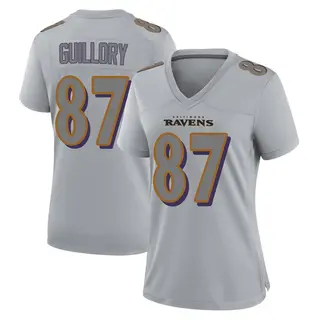 Baltimore Ravens Women's Xavier Guillory Game Atmosphere Fashion Jersey - Gray