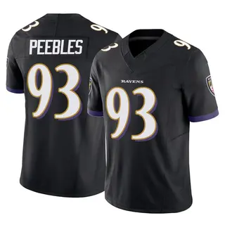 Baltimore Ravens Youth Aeneas Peebles Limited Vapor F.U.S.E. Jersey - Black