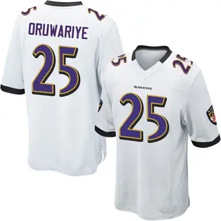 Baltimore Ravens Youth Amani Oruwariye Game Jersey - White