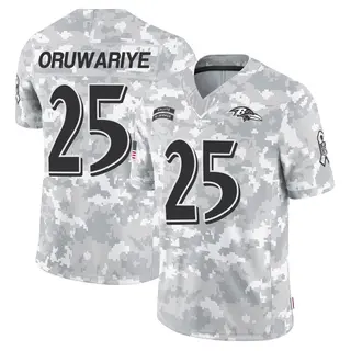 Baltimore Ravens Youth Amani Oruwariye Limited 2024 Salute to Service Jersey - Arctic Camo