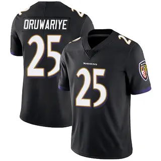 Baltimore Ravens Youth Amani Oruwariye Limited Alternate Vapor Untouchable Jersey - Black