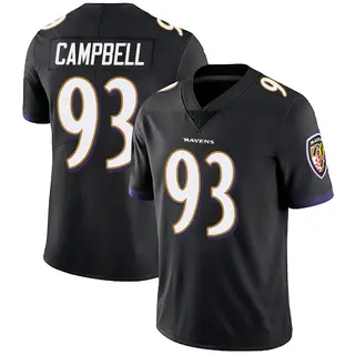Baltimore Ravens Youth Calais Campbell Limited Alternate Vapor Untouchable Jersey - Black