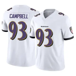 Baltimore Ravens Youth Calais Campbell Limited Vapor F.U.S.E. Jersey - White