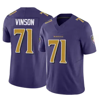 Baltimore Ravens Youth Carson Vinson Limited Vapor F.U.S.E. Jersey - Purple