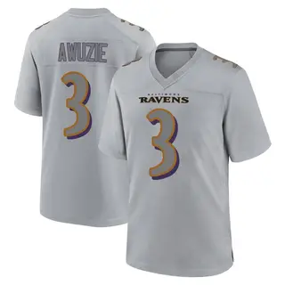 Baltimore Ravens Youth Chidobe Awuzie Game Atmosphere Fashion Jersey - Gray