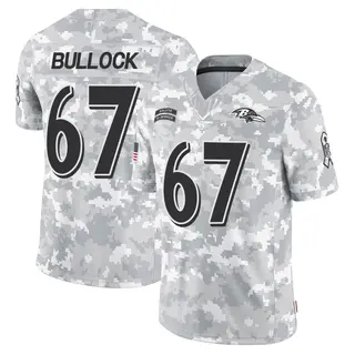 Baltimore Ravens Youth Corey Bullock Limited 2024 Salute to Service Jersey - Arctic Camo