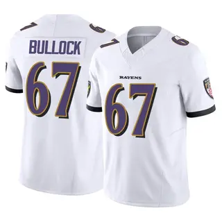 Baltimore Ravens Youth Corey Bullock Limited Vapor F.U.S.E. Jersey - White