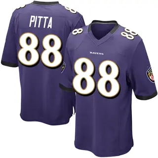 Baltimore Ravens Youth Dennis Pitta Game Team Color Jersey - Purple