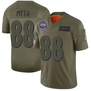 Baltimore Ravens Youth Dennis Pitta Limited 2019 Salute to Service Jersey - Camo