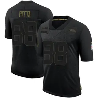 Baltimore Ravens Youth Dennis Pitta Limited 2020 Salute To Service Jersey - Black