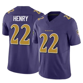 Baltimore Ravens Youth Derrick Henry Limited Vapor F.U.S.E. Jersey - Purple