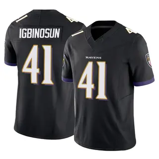 Baltimore Ravens Youth Desmond Igbinosun Limited Vapor F.U.S.E. Jersey - Black
