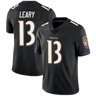 Baltimore Ravens Youth Devin Leary Limited Alternate Vapor Untouchable Jersey - Black
