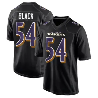 Baltimore Ravens Youth Diwun Black Game Carbon Fashion Jersey - Black